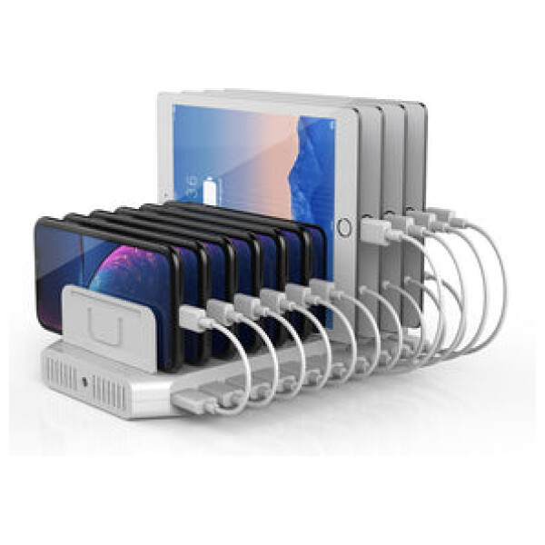 ⁦תחנת הטענה Unitek USB Charging Station 10 Port QC 3.0 96W⁩ – תמונה ⁦6⁩