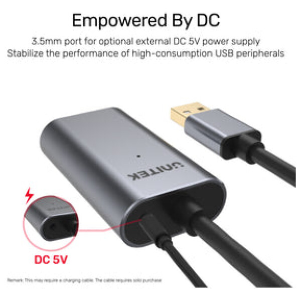 ⁦כבל מאריך אקטיבי Unitek USB 2.0 Extension Cable - אורך 5 מטר⁩ – תמונה ⁦14⁩