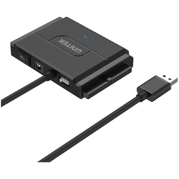 ⁦ערכת טכנאי Unitek SmartLink Trinity USB 3.0 to SATA II & IDE HDD & SSD Adapter⁩ – תמונה ⁦2⁩