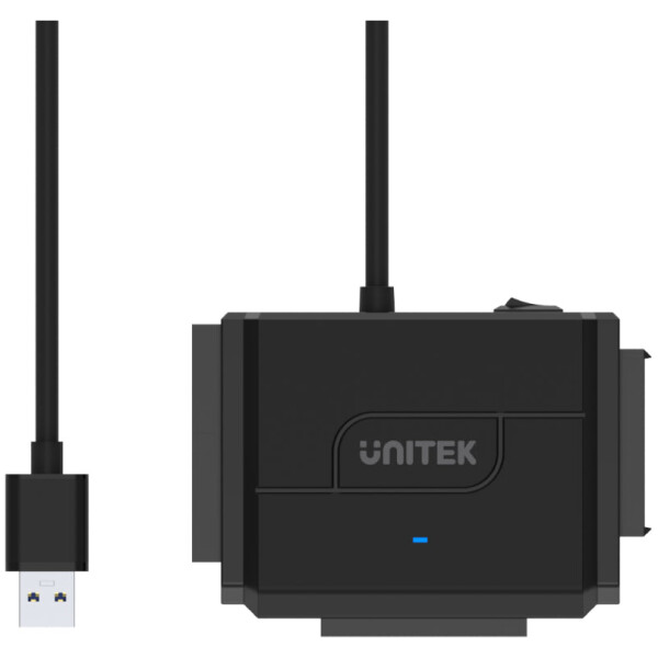 ⁦ערכת טכנאי Unitek SmartLink Trinity USB 3.0 to SATA II & IDE HDD & SSD Adapter⁩ – תמונה ⁦3⁩
