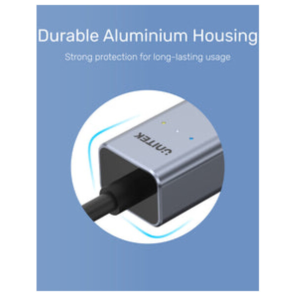 ⁦מתאם Unitek USB 3.0 to Gigabit Ethernet Adapter with USB-C Adapter⁩ – תמונה ⁦12⁩