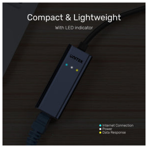 ⁦מתאם Unitek USB 3.0 to Gigabit Ethernet Adapter with USB-C Adapter⁩ – תמונה ⁦13⁩