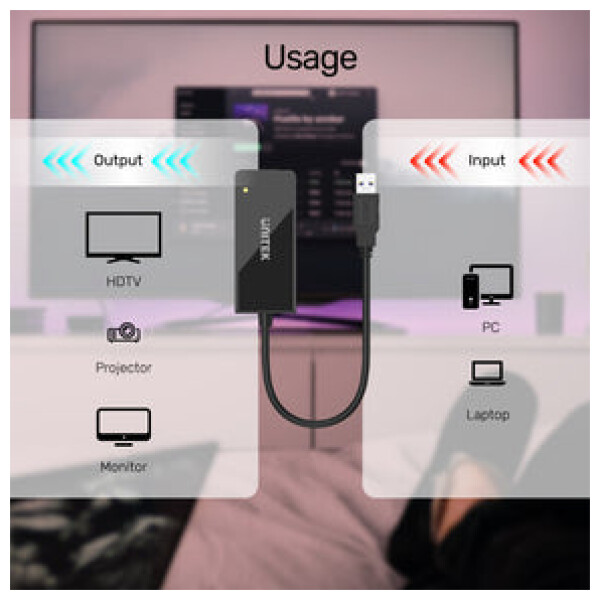 ⁦Unitek USB 3.0 to HDMI 1080P Full HD Adapter⁩ – תמונה ⁦14⁩