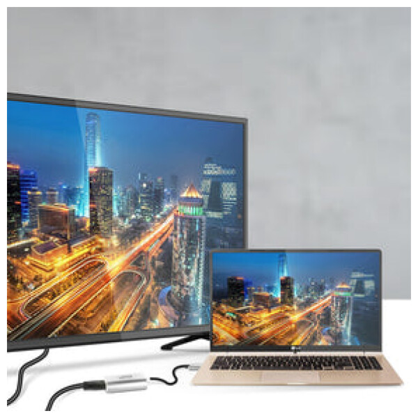 ⁦מתאם Unitek 4K 60Hz USB-C to HDMI 2.0 Adapter⁩ – תמונה ⁦11⁩