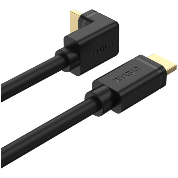 ⁦Unitek 4K 60Hz High Speed HDMI Right Angle 270° Cable⁩ – תמונה ⁦2⁩
