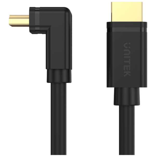 ⁦Unitek 4K 60Hz High Speed HDMI Right Angle 270° Cable⁩ – תמונה ⁦3⁩