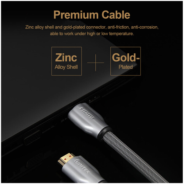 ⁦כבל Unitek 4K 60Hz HDMI Cable V2.0 - אורך 2 מטר⁩ – תמונה ⁦6⁩