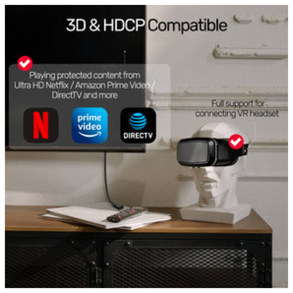 ⁦Unitek 4K 60Hz High Speed HDMI Extension Cable⁩ – תמונה ⁦16⁩