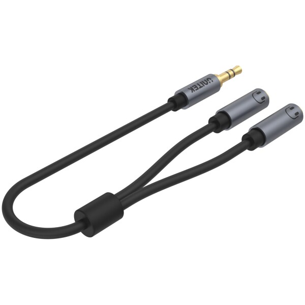 ⁦מפצל לזוג אוזניות Unitek Headphone Splitter For Dual Headphone (3.5mm Plug to Dual 3.5mm Jack) Stereo Audio Cable⁩ – תמונה ⁦3⁩