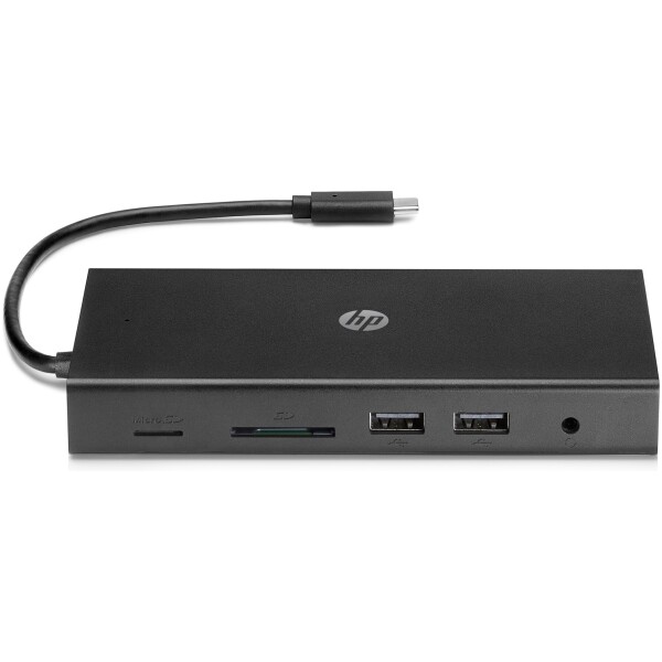 ⁦תחנת עגינה HP Travel USB-C Multi Port HDMI/VGA/4xUSB3/RJ45⁩ – תמונה ⁦2⁩