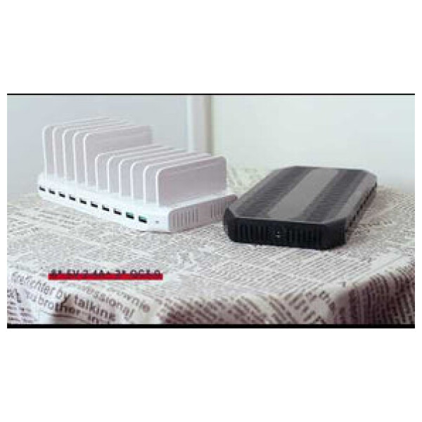⁦תחנת הטענה Unitek USB Charging Station 10 Port QC 3.0 96W⁩ – תמונה ⁦10⁩
