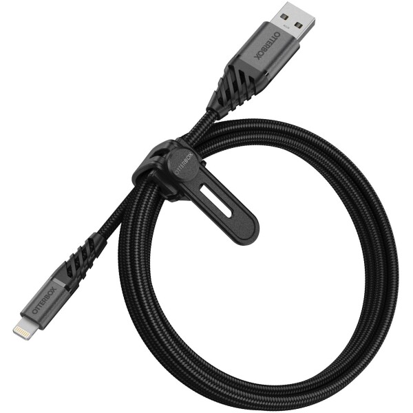כבל OtterBox Lightning to USB A שחור - 1 מטר