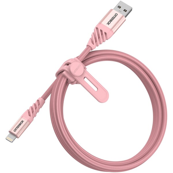 ⁦כבל OtterBox Lightning to USB A ורוד - 1 מטר⁩ – תמונה ⁦2⁩