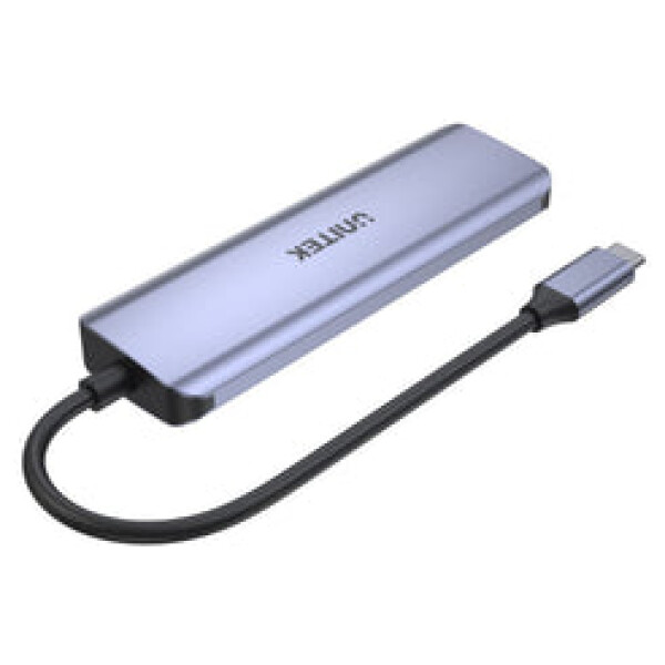 ⁦מפצל Unitek uHUB Q4 Next USB-C HUB - to 2x Type C + 2x USB 3.0⁩ – תמונה ⁦9⁩