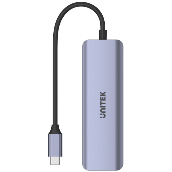 ⁦מפצל Unitek uHUB Q4 Next USB-C HUB - to 2x Type C + 2x USB 3.0⁩ – תמונה ⁦3⁩
