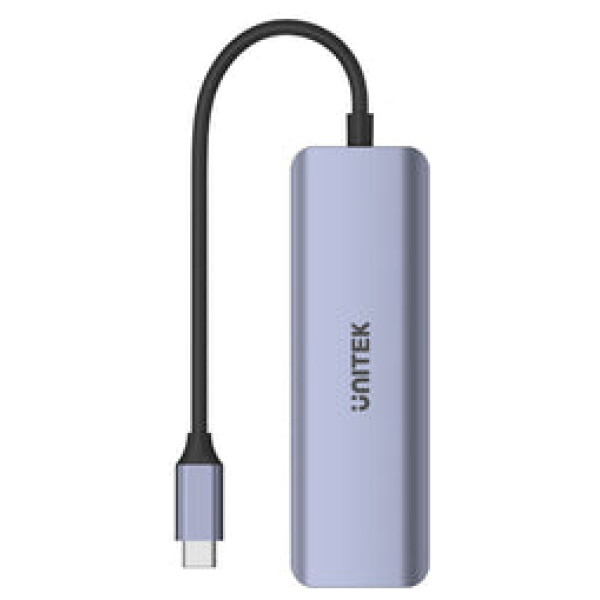 ⁦מפצל Unitek uHUB Q4 Next USB-C HUB - to 2x Type C + 2x USB 3.0⁩ – תמונה ⁦10⁩