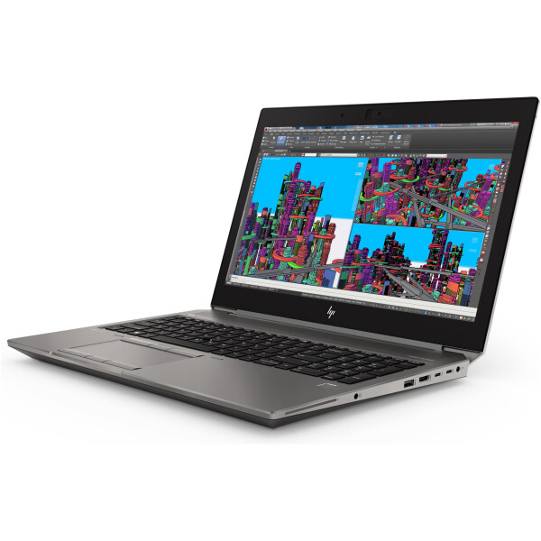 ⁦תחנת עבודה ניידת HP ZBook 15 G5 15.6" i7-8th 16GB 500GB SSD Windows 11 Pro NVIDIA Quadro P1000⁩ – תמונה ⁦2⁩