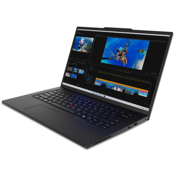 ⁦Lenovo ThinkPad P14s Gen 5 MOBILE WORKSTATION Core™ Ultra 7 155H 512GB SSD 16GB 14.5" WUXGA (1920x1200) WIN11 Pro BLACK NVIDIA® RTX 500 4096MB BLACK Backlit Keyboard FP Reader⁩ – תמונה ⁦4⁩