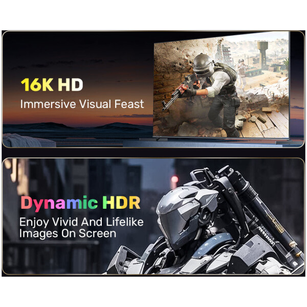 ⁦כבל Unitek Gaming 8K@120Hz DisplayPort 2.1 Cable - אורך 3 מטר⁩ – תמונה ⁦4⁩