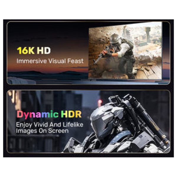 ⁦כבל Unitek Gaming 8K@120Hz DisplayPort 2.1 Cable - אורך 3 מטר⁩ – תמונה ⁦12⁩