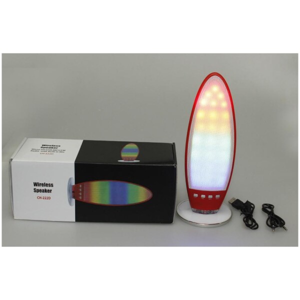 רמקול בלוטות נייד CH-222D Micro SD/USB/MP3/FM עם מיקרופון מובנה