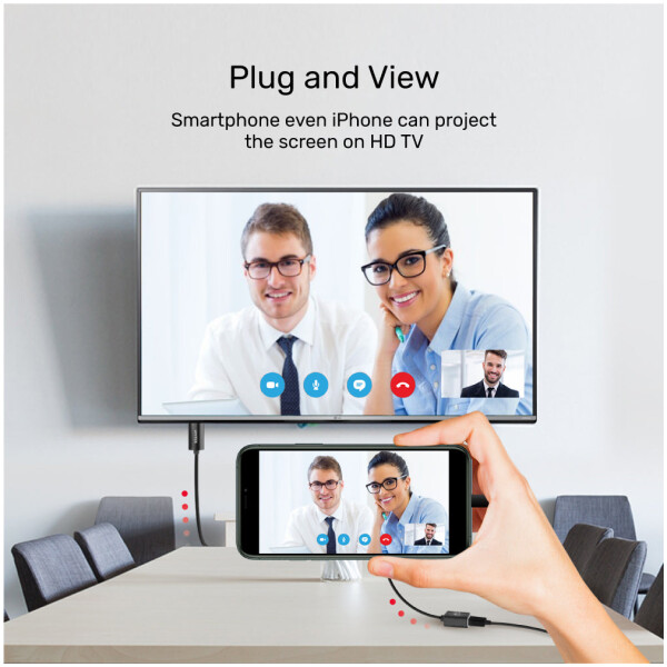 ⁦Unitek HDMI Conversion Cable for Mobile⁩ – תמונה ⁦5⁩