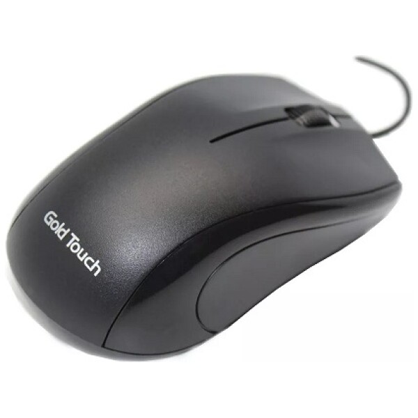 עכבר חוטי GoldTouch Optical Mouse USB שחור
