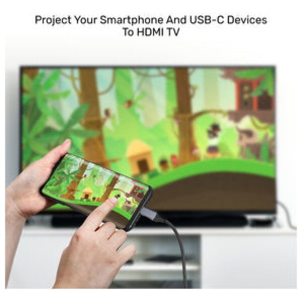 ⁦כבל Unitek 4K 60Hz USB-C to HDMI 2.0 Cable - אורך 1.8 מטר⁩ – תמונה ⁦11⁩