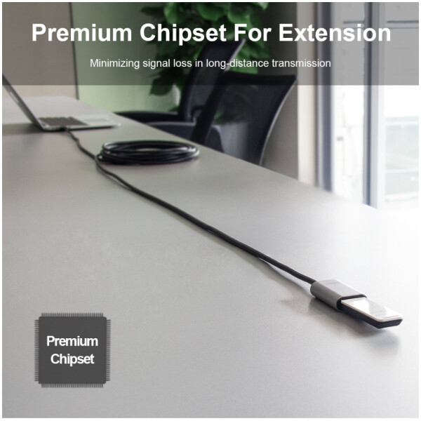 ⁦כבל מאריך אקטיבי Unitek USB 3.0 Extension Cable - אורך 5 מטר⁩ – תמונה ⁦4⁩