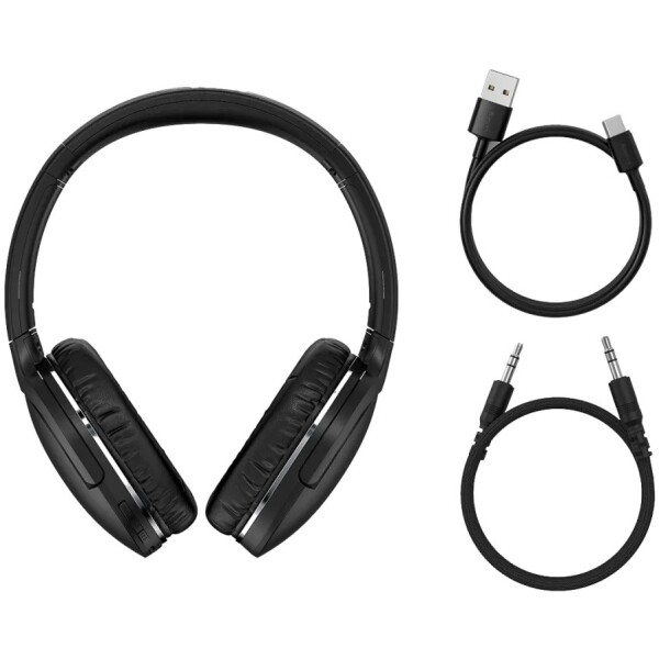 אוזניות אלחוטיות Baseus Encok D02 Pro צבע שחור