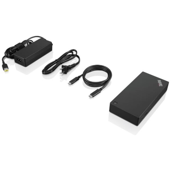 תחנת עגינה Lenovo ThinkPad USB-C Dock Gen 2 + ספק כוח + כבל נתונים