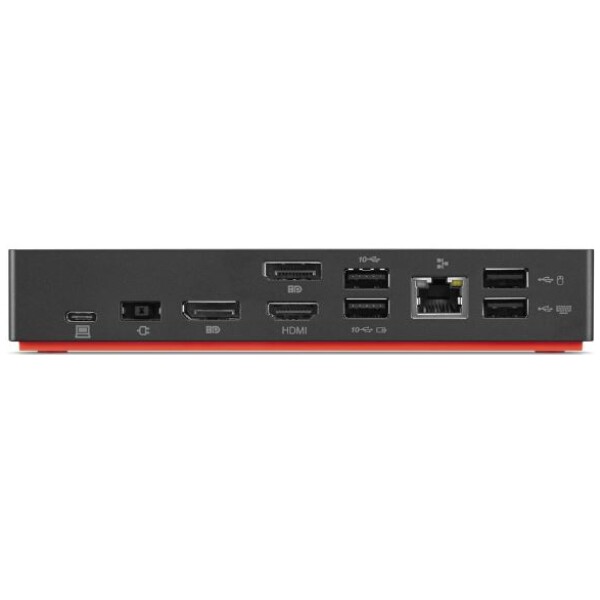 ⁦תחנת עגינה Lenovo ThinkPad USB-C Dock Gen 2 + ספק כוח + כבל נתונים⁩ – תמונה ⁦3⁩