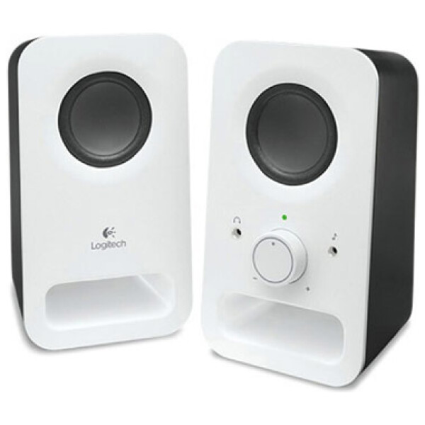 ⁦זוג רמקולים למחשב Logitech Z150 6W צבע לבן⁩ – תמונה ⁦3⁩