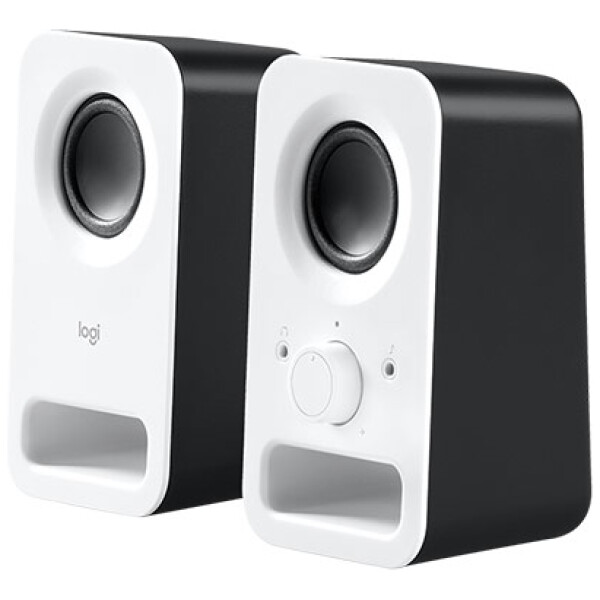 ⁦זוג רמקולים למחשב Logitech Z150 6W צבע לבן⁩ – תמונה ⁦2⁩