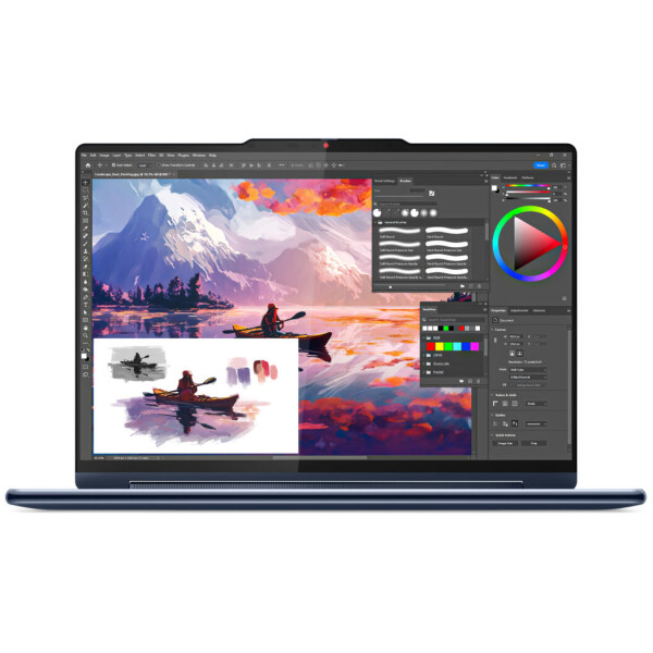 ⁦Lenovo YOGA 9i 2-IN-1 Core™ Ultra 7 155H 1TB SSD 16GB 14" (2880x1800) TOUCHSCREEN W11 COSMIC BLUE Backlit Keyboard with Pen⁩ – תמונה ⁦2⁩