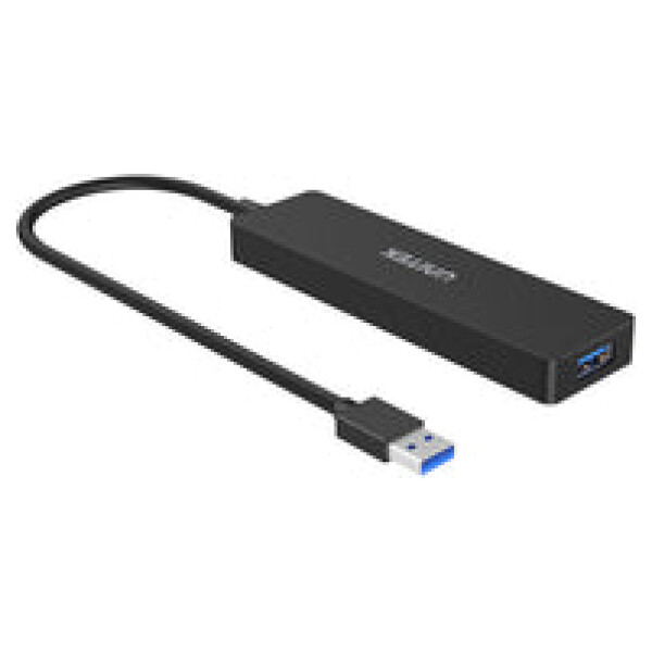 ⁦מפצל + קורא כרטיסי זכרון Unitek uHUB Q4+ 5-in-1 USB 3.0 Hub with Dual Card Reader⁩ – תמונה ⁦12⁩