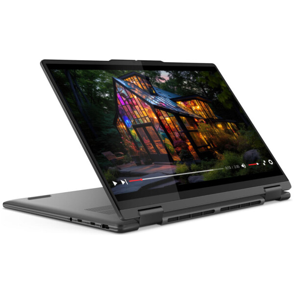 ⁦Lenovo Yoga 7 14IML9 2-IN-1 Core™ Ultra 5 125U 512GB SSD 16GB 14" WUXGA (1920x1200) TOUCHSCREEN WIN11 IR Webcam STORM GREY Backlit Keyboard FP Reader⁩ – תמונה ⁦6⁩