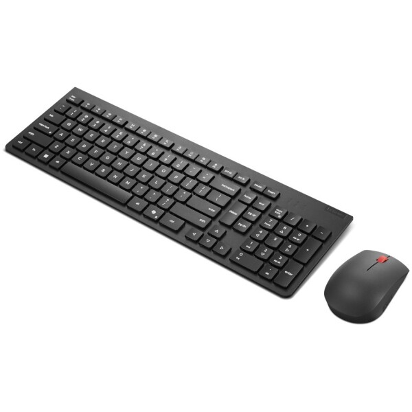 ⁦סט מקלדת ועכבר אלחוטיים Lenovo Essential Wireless Combo Keyboard & Mouse Gen 2 Black - צבע שחור, עברית/אנגלית⁩ – תמונה ⁦2⁩