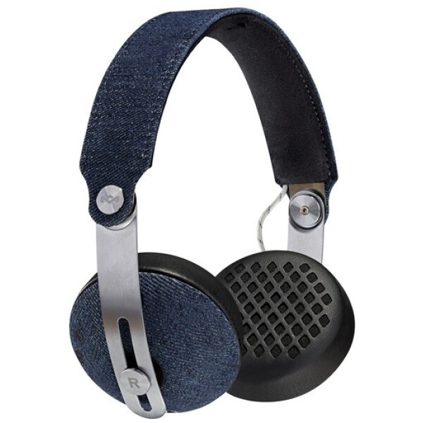 אוזניות קשת אלחוטיות בלוטות Marley Rise BT Headphones צבע ג'ינס