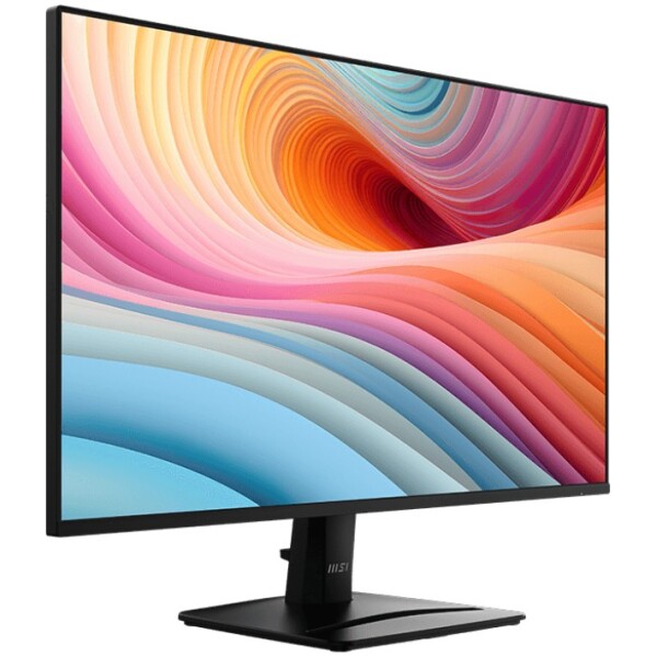 ⁦מסך מחשב עסקי MSI PRO MP275 E2 120Hz HDMI DP VGA עם התקן VESA ורמקולים מובנים, צבע שחור⁩ – תמונה ⁦2⁩