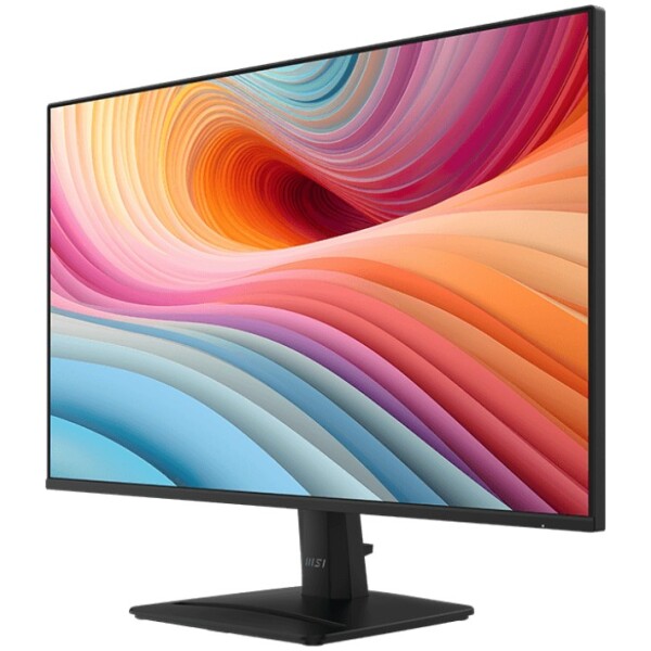 ⁦מסך מחשב עסקי MSI PRO MP275 E2 120Hz HDMI DP VGA עם התקן VESA ורמקולים מובנים, צבע שחור⁩ – תמונה ⁦3⁩