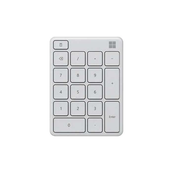 מקלדת מספרים אלחוטי Microsoft MS Number Pad White Bluetooth