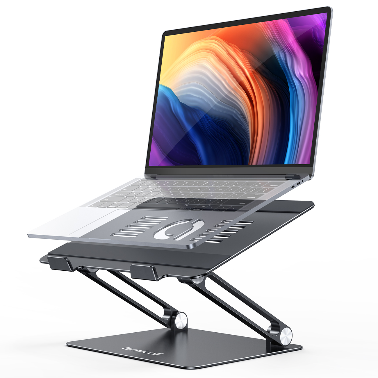 מעמד למחשב נייד Lamicall Laptop Stand LN09 - שחור