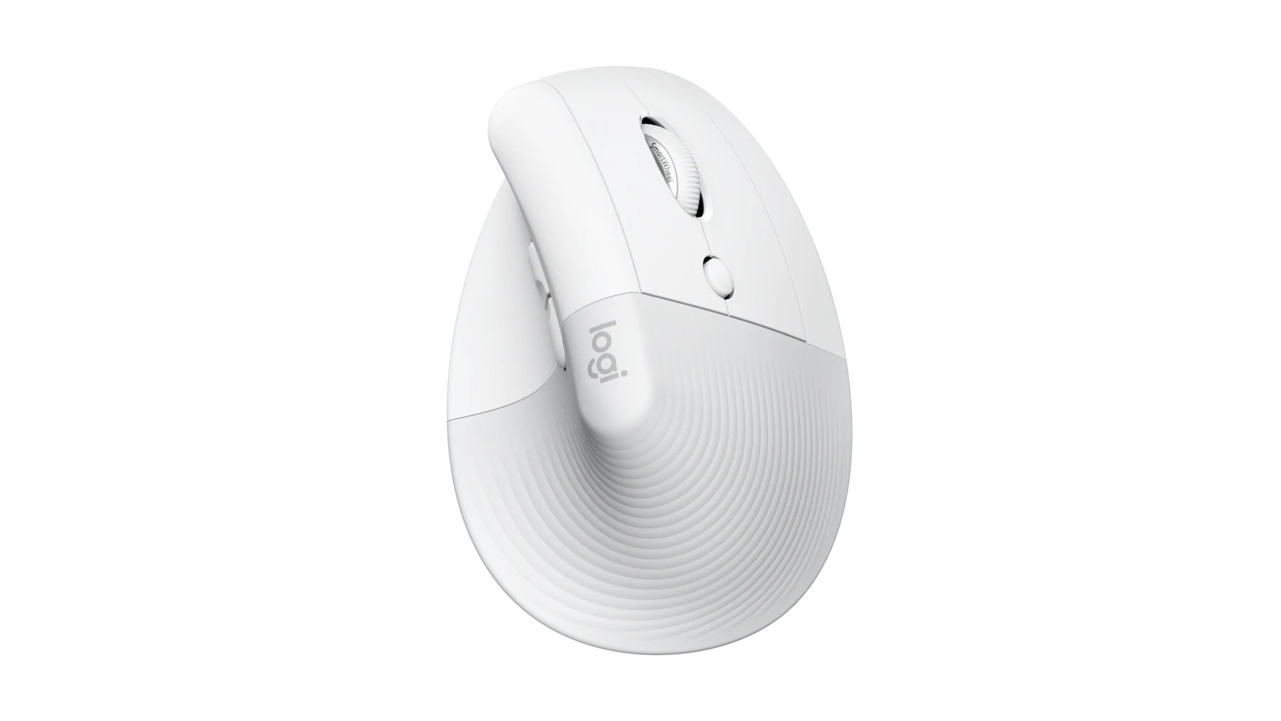 עכבר ארגונומי ליד ימין Logitech Lift for Mac Ergonomic Bluetooth Mouse - צבע לבן