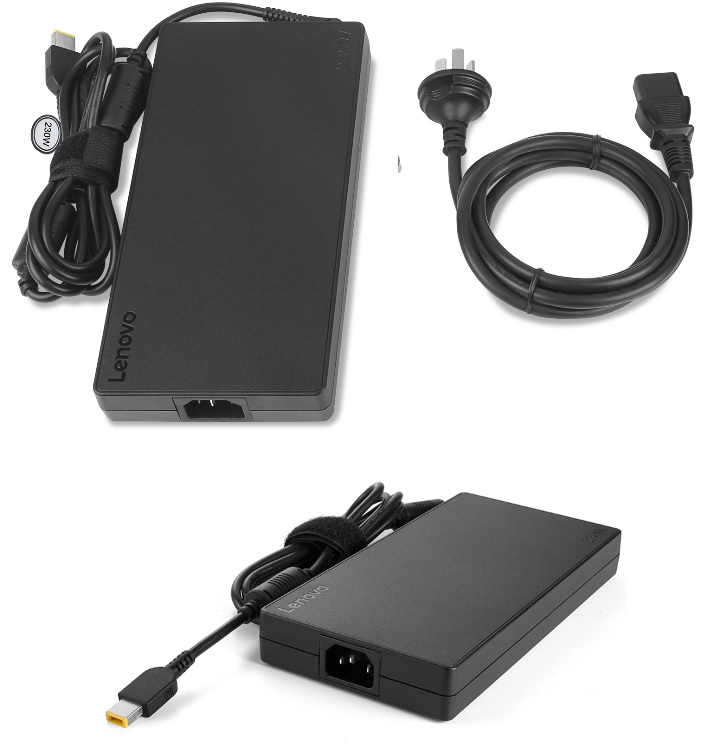 מטען למחשב נייד Lenovo ThinkPad 300W Slim Tip AC Adapter חיבור מרובע צהוב
