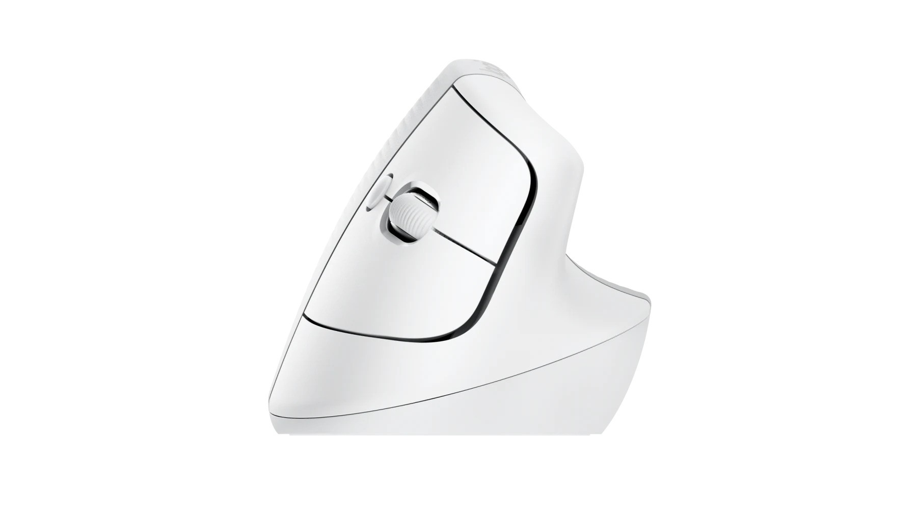 עכבר ארגונומי ליד ימין Logitech Lift for Mac Ergonomic Bluetooth Mouse - צבע לבן – תמונה 2