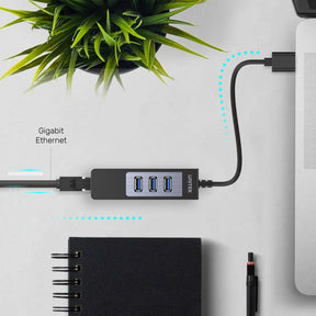 Unitek 4-in-1 USB 3.0 Ethernet Hub – תמונה 9