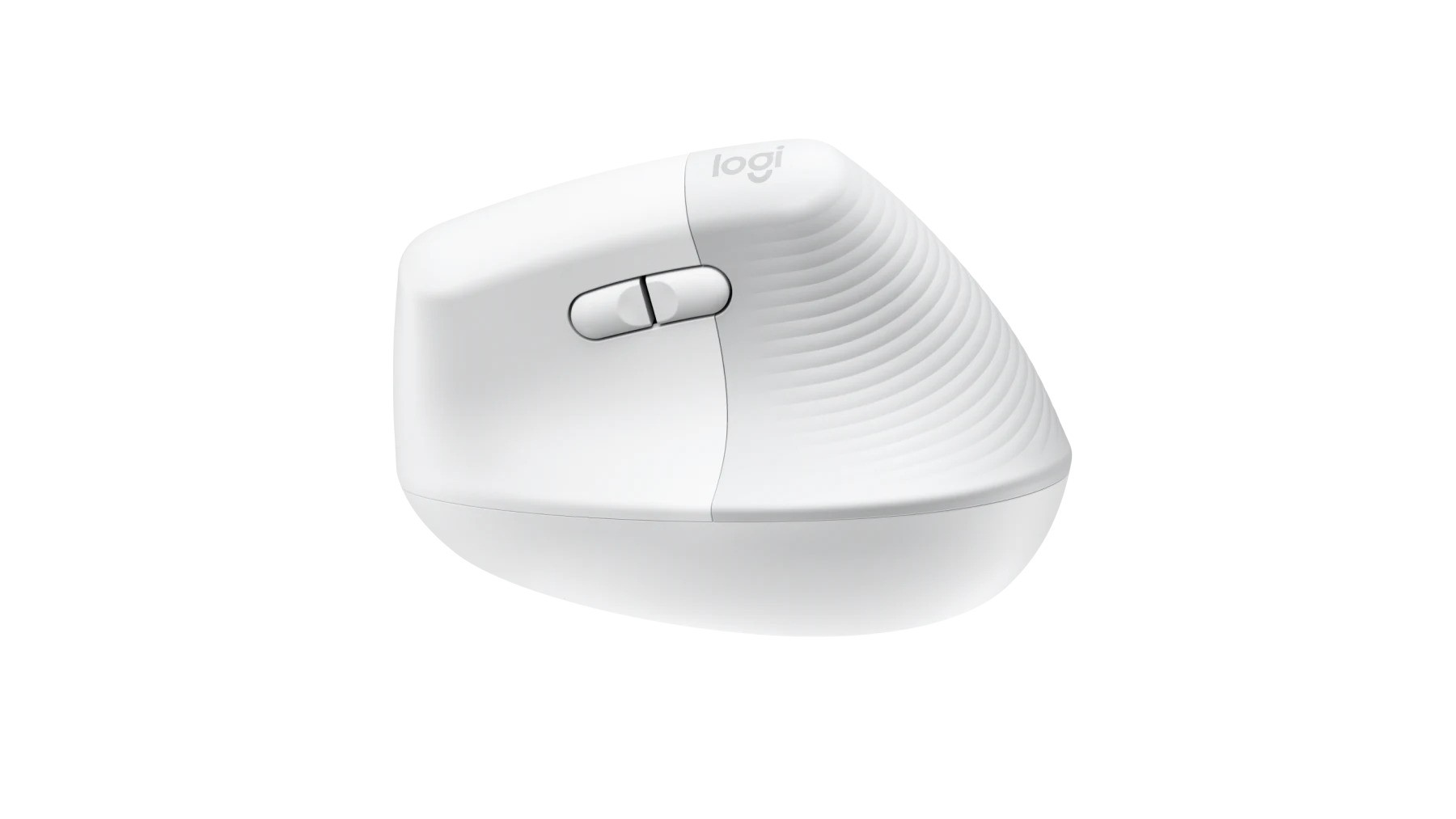 עכבר ארגונומי ליד ימין Logitech Lift for Mac Ergonomic Bluetooth Mouse - צבע לבן – תמונה 4