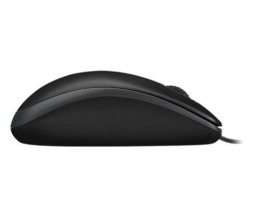 עכבר חוטי אופטי Logitech B100 שחור – תמונה 2