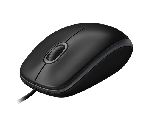 עכבר חוטי אופטי Logitech B100 שחור – תמונה 4